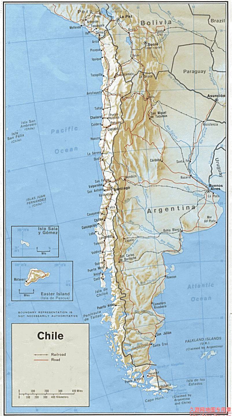 智利交通图